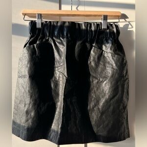 Zara Lather Mini Skirt Size XS
